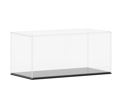 vidaXL vitrīnas kaste, caurspīdīga, 30x15x14 cm, akrils