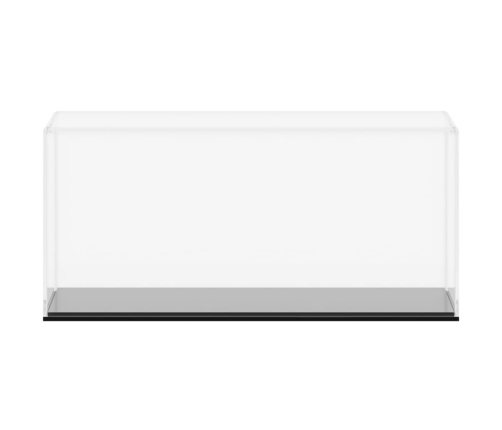 vidaXL vitrīnas kaste, caurspīdīga, 30x15x14 cm, akrils