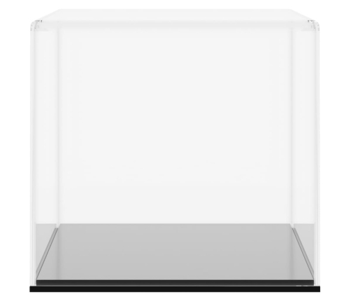 vidaXL vitrīnas kaste, caurspīdīga, 30x15x14 cm, akrils