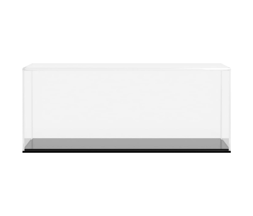 vidaXL vitrīnas kaste, caurspīdīga, 34x16x14 cm, akrils