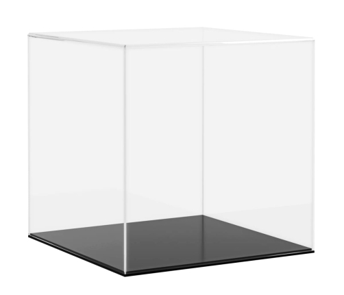 vidaXL vitrīnas kaste, caurspīdīga, 30x30x30 cm, akrils