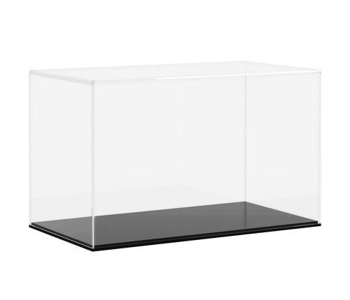 vidaXL vitrīnas kaste, caurspīdīga, 31x17x19 cm, akrils