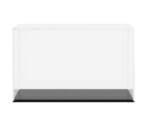 vidaXL vitrīnas kaste, caurspīdīga, 31x17x19 cm, akrils