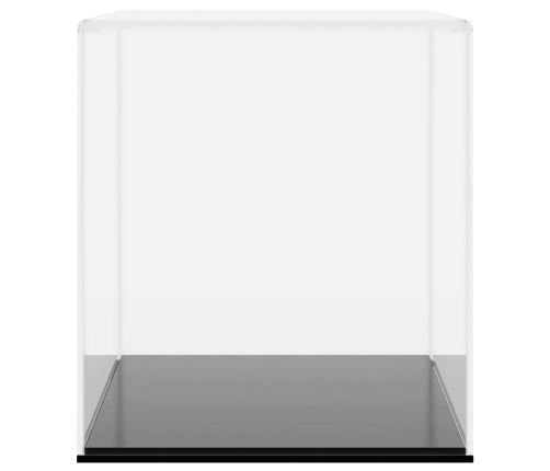 vidaXL vitrīnas kaste, caurspīdīga, 31x17x19 cm, akrils