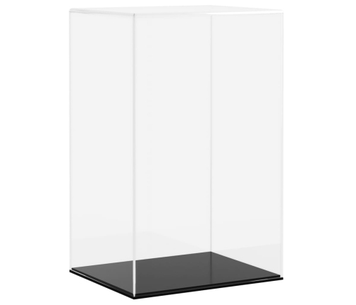 vidaXL vitrīnas kaste, caurspīdīga, 22x18x35 cm, akrils