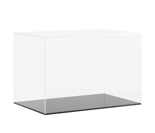 vidaXL vitrīnas kaste, caurspīdīga, 56x36x37 cm, akrils