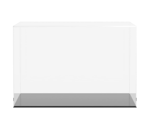 vidaXL vitrīnas kaste, caurspīdīga, 56x36x37 cm, akrils