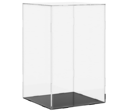 vidaXL vitrīnas kaste, caurspīdīga, 14x14x22 cm, akrils