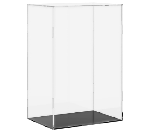 vidaXL vitrīnas kaste, caurspīdīga, 17x12x25 cm, akrils
