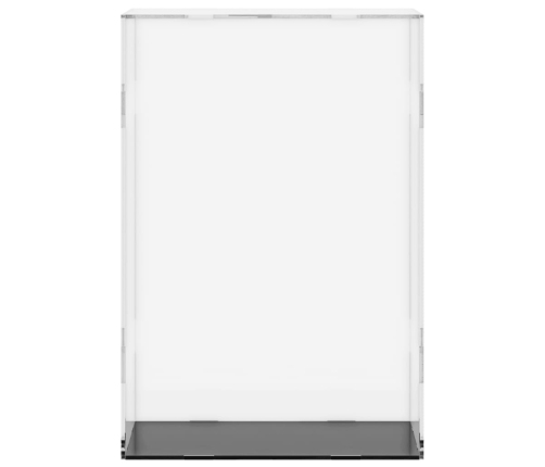 vidaXL vitrīnas kaste, caurspīdīga, 17x12x25 cm, akrils