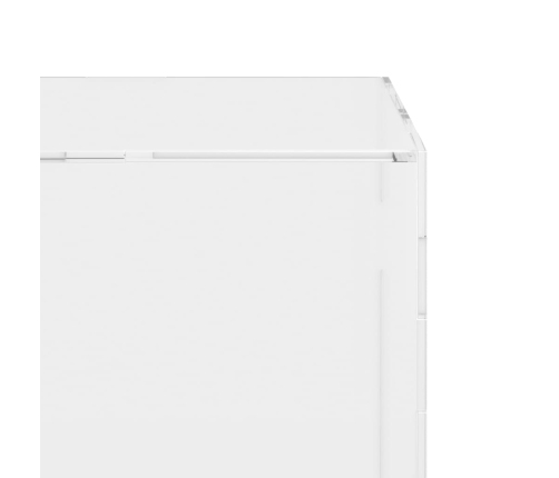 vidaXL vitrīnas kaste, caurspīdīga, 17x12x25 cm, akrils