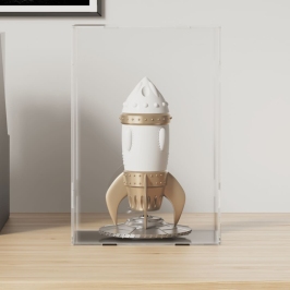 Vitrīnas Kaste, Caurspīdīga, 17X12X25 Cm, Akrils Vidaxl