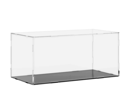 vidaXL vitrīnas kaste, caurspīdīga, 24x12x11 cm, akrils