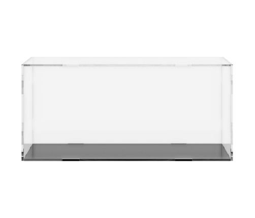 vidaXL vitrīnas kaste, caurspīdīga, 24x12x11 cm, akrils
