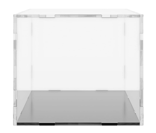 vidaXL vitrīnas kaste, caurspīdīga, 34x16x14 cm, akrils