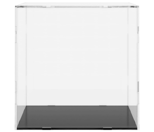 vidaXL vitrīnas kaste, caurspīdīga, 30x30x30 cm, akrils