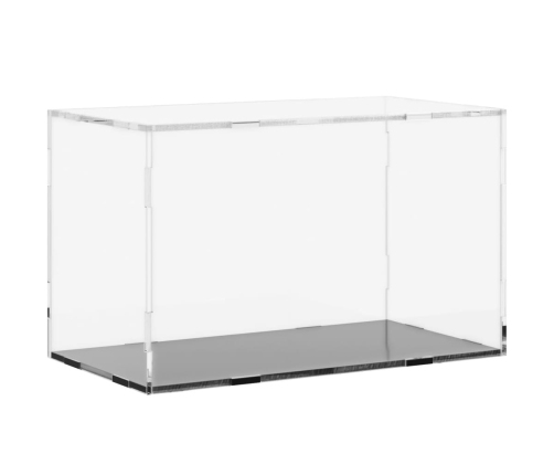 vidaXL vitrīnas kaste, caurspīdīga, 31x17x19 cm, akrils