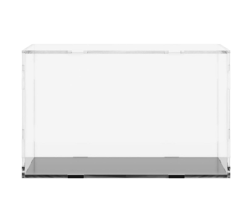 vidaXL vitrīnas kaste, caurspīdīga, 31x17x19 cm, akrils