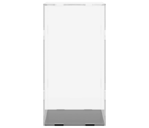 vidaXL vitrīnas kaste, caurspīdīga, 22x18x35 cm, akrils