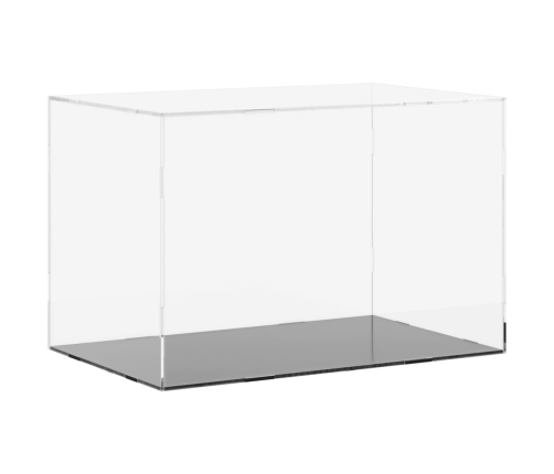 vidaXL vitrīnas kaste, caurspīdīga, 56x36x37 cm, akrils