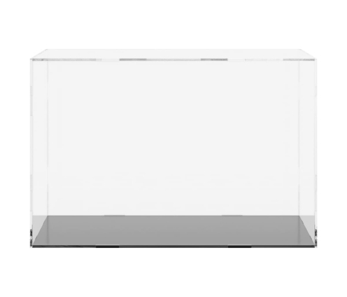 vidaXL vitrīnas kaste, caurspīdīga, 56x36x37 cm, akrils
