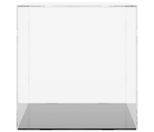 vidaXL vitrīnas kaste, caurspīdīga, 56x36x37 cm, akrils