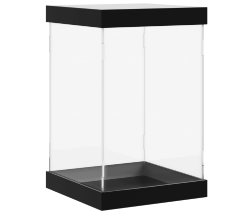 vidaXL vitrīnas kaste, caurspīdīga, 14x14x22 cm, akrils