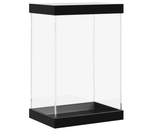 vidaXL vitrīnas kaste, caurspīdīga, 17x12x25 cm, akrils