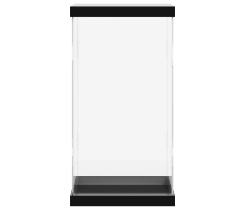 vidaXL vitrīnas kaste, caurspīdīga, 20x20x38 cm, akrils