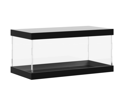 vidaXL vitrīnas kaste, caurspīdīga, 30x15x14 cm, akrils