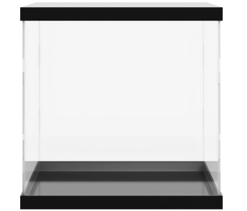 vidaXL vitrīnas kaste, caurspīdīga, 30x30x30 cm, akrils