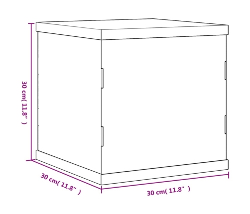 vidaXL vitrīnas kaste, caurspīdīga, 30x30x30 cm, akrils