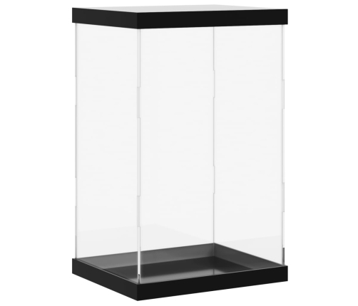 vidaXL vitrīnas kaste, caurspīdīga, 22x18x35 cm, akrils