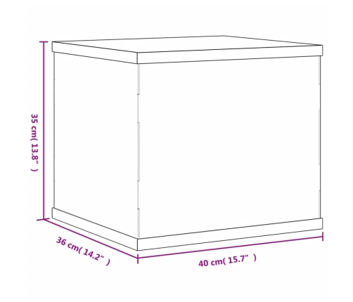 vidaXL vitrīnas kaste, caurspīdīga, 40x36x35 cm, akrils