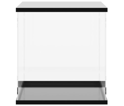 vidaXL vitrīnas kaste, caurspīdīga, 56x36x37 cm, akrils