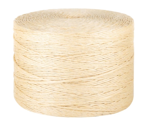 vidaXL virve, 3 mm, 400 m, 100% sizals