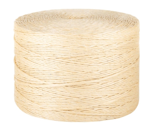 Virve, 3 Mm, 1000 M, 100% Sizals Vidaxl