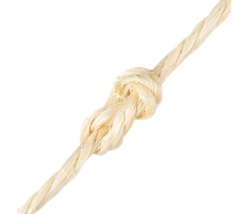 vidaXL virve, 4 mm, 100 m, 100% sizals