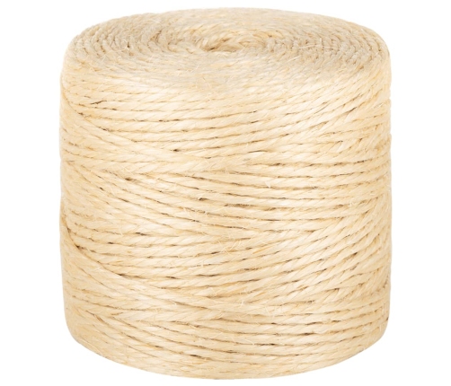 Virve, 4 Mm, 250 M, 100% Sizals Vidaxl