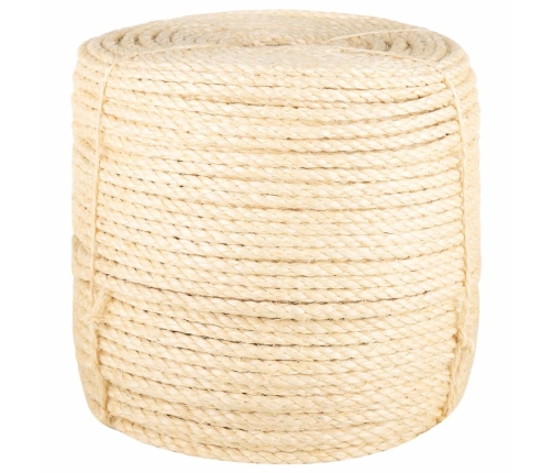 vidaXL virve, 8 mm, 50 m, 100% sizals