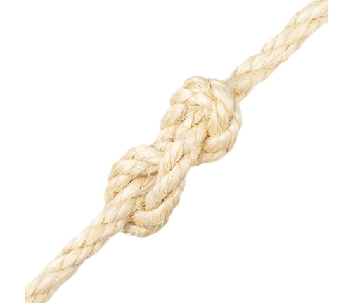 vidaXL virve, 10 mm, 25 m, 100% sizals