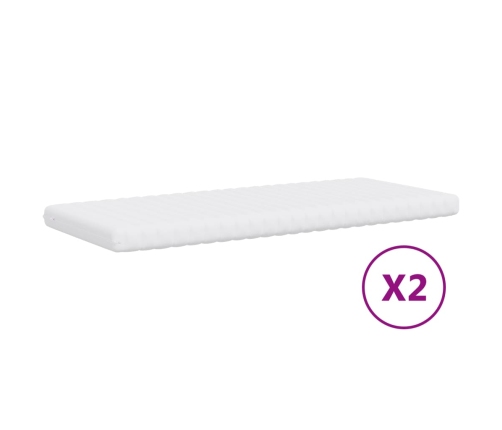 vidaXL izvelkams dīvāns ar matraci, zils, 80x200 cm, samts