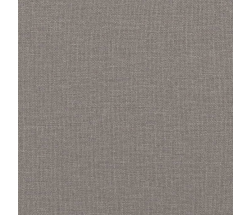 vidaXL dīvāngulta ar matraci, pelēkbrūns audums, 80x200 cm