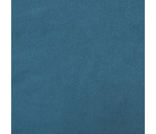 vidaXL izvelkams dīvāns ar matraci, zils, 80x200 cm, samts