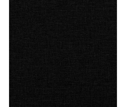 vidaXL dīvāngulta ar matraci, melns audums, 80x200 cm