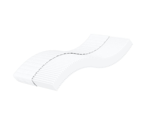 vidaXL dīvāngulta ar matraci, krēmkrāsas audums, 80x200 cm