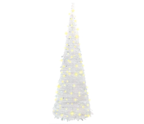 Mākslīgā Ziemassvētku Eglīte, 150 Led, Balta, 180 Cm Vidaxl
