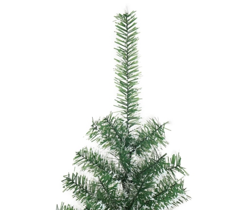 vidaXL mākslīgā Ziemassvētku egle ar sniegu, zaļa, 150 cm