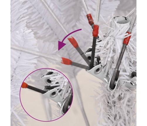 Mākslīgā Ziemassvētku Egle Ar Statīvu, Balta, 300 Cm Vidaxl