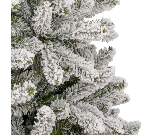 vidaXL mākslīgā Ziemassvētku egle ar sniegu, 240 cm